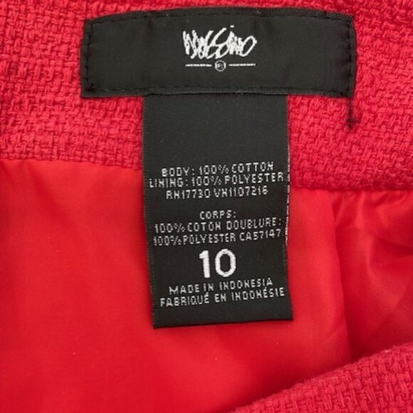 MOSSIMO Coral Red Pink Y2K Mini Skirt 10 - Picture 12 of 13